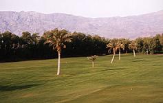View onto golf course
