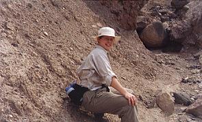 Trish on the trail